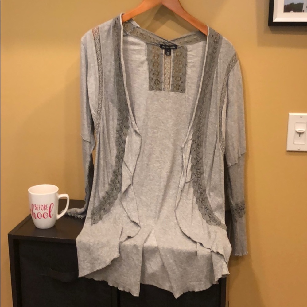 Open cardigan